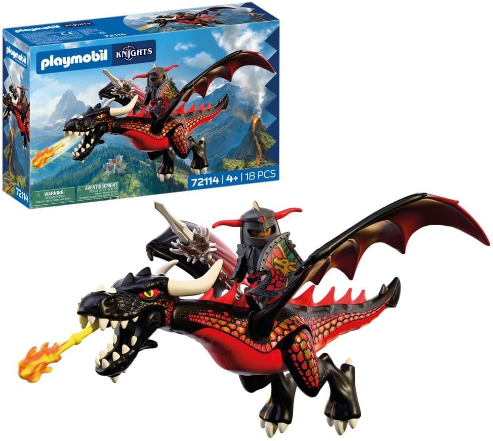 PLAYMOBIL 72114 KNIGHTS BLACK DRAGON