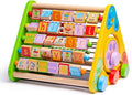 BIGJIGS BB054 WOODEN TRIANGULAR ACTIVITY CENTRE