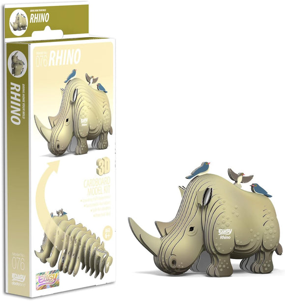 EUGY D5043 RHINO 3D CARDBOARD MODEL KIT