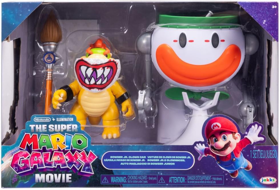 SUPER MARIO GALAXY MOVIE 43228 BOWSER JR. CLOWN CAR