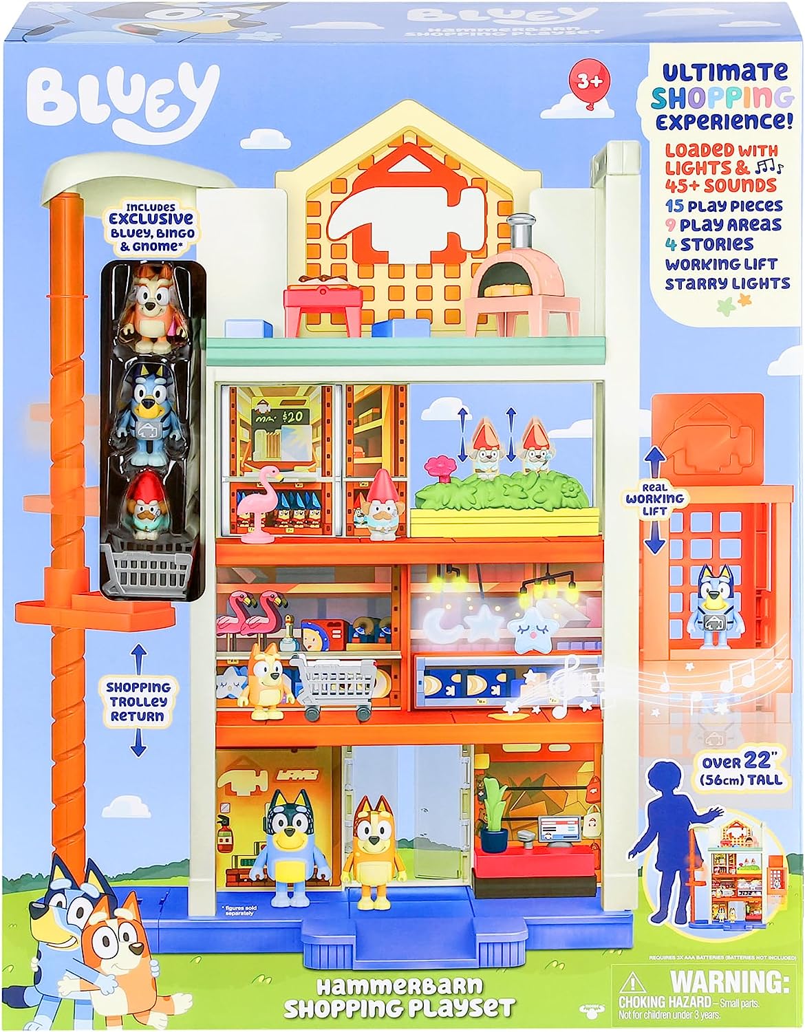 BLUEY 17552 HAMMERBARN SHOPPING CENTRE PLAYSET