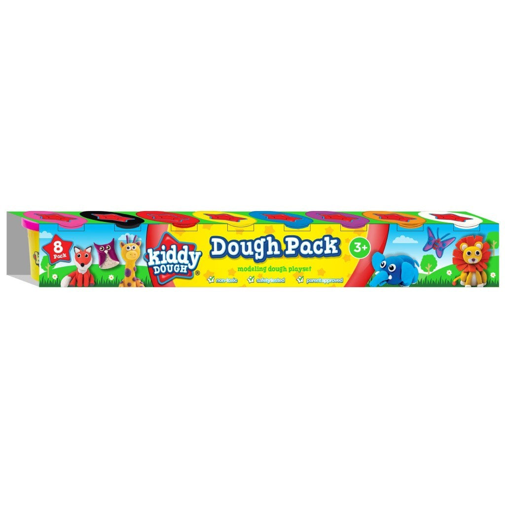 KIDDY DOUGH 8 TUB PACK