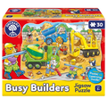 ORCHARD TOYS 299 BUSY BUILDERS JIGSAW PUZZLES