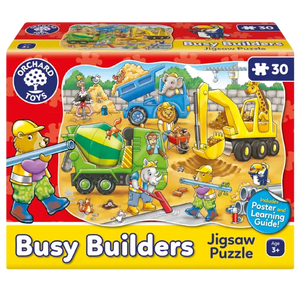 ORCHARD TOYS 299 BUSY BUILDERS JIGSAW PUZZLES
