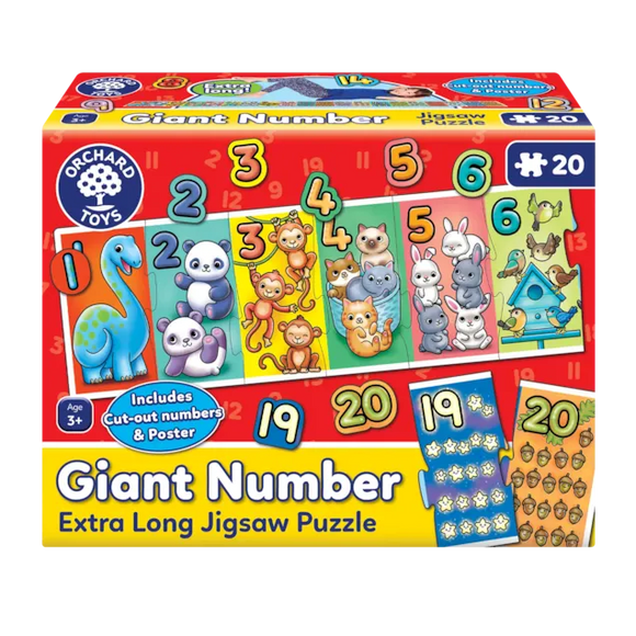 ORCHARD TOYS 306 GIANT NUMBER JIGSAW PUZZLES
