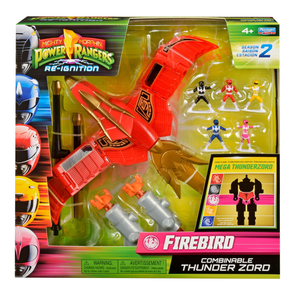 MIGHTY MORPHIN POWER RANGERS 68195 FIREBIRD COMBINABLE THUNDER ZORD