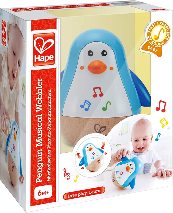 HAPE E0331 PENGUIN MUSICAL WOBBLER