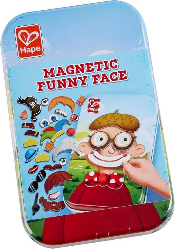 HAPE E0476 MAGNETIC FUNNY FACE POCKET GAME