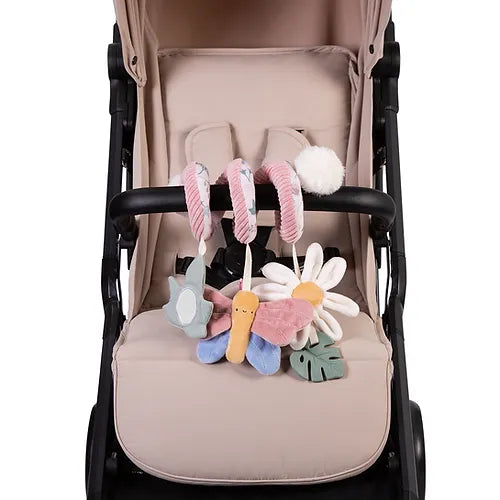 Redkite Spiraloo Pushchair Car Seat Cot Spiral Toy Rose & Ivy