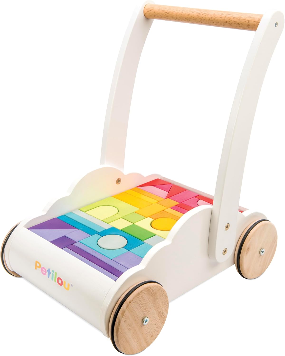 LE TOY VAN PL102 RAINBOW CLOUD 45 BLOCKS BABY WALKER