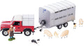 BRITAINS 43138 LAND ROVER SHEEP FARMER SET 1/32 SCALE