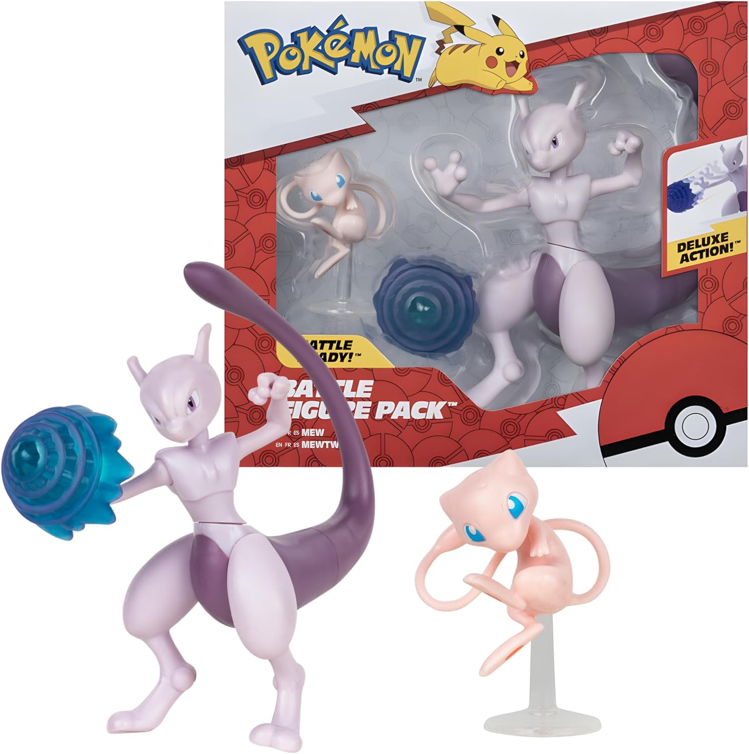 POKEMON PKW2941 MEW MEWTWO BATTLE FIGURE 2PACK
