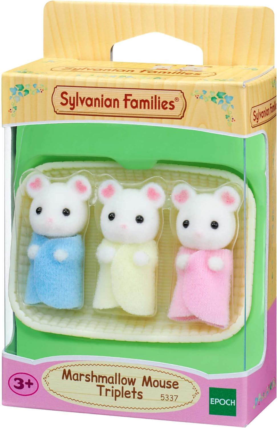 SYLVANIAN 5337 MARSHMALLOW MOUSE TRIPLETS