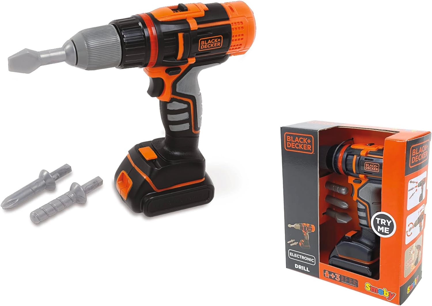 SMOBY 360197 BLACK & DECKER DRILL SET
