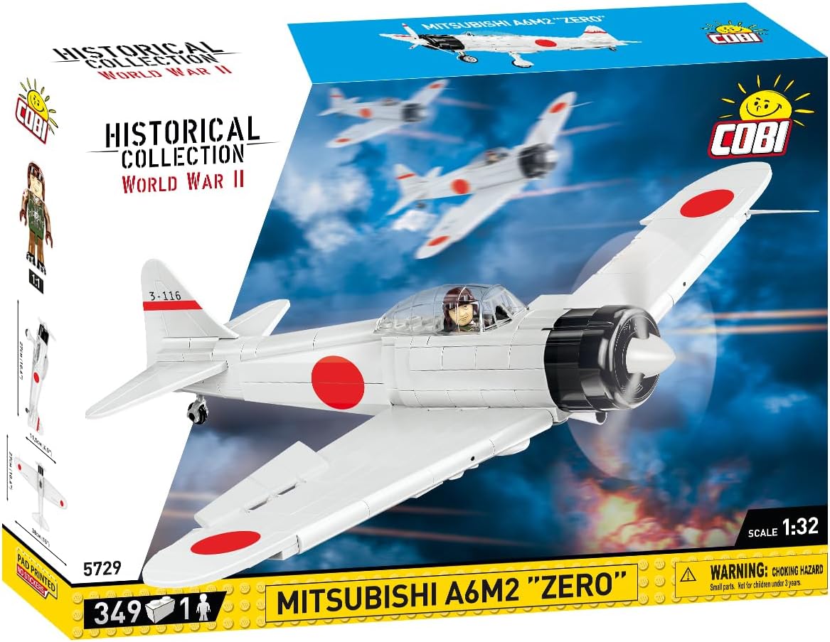 COBI 5729 MITSUBISHI A6M2 ZERO-SEN