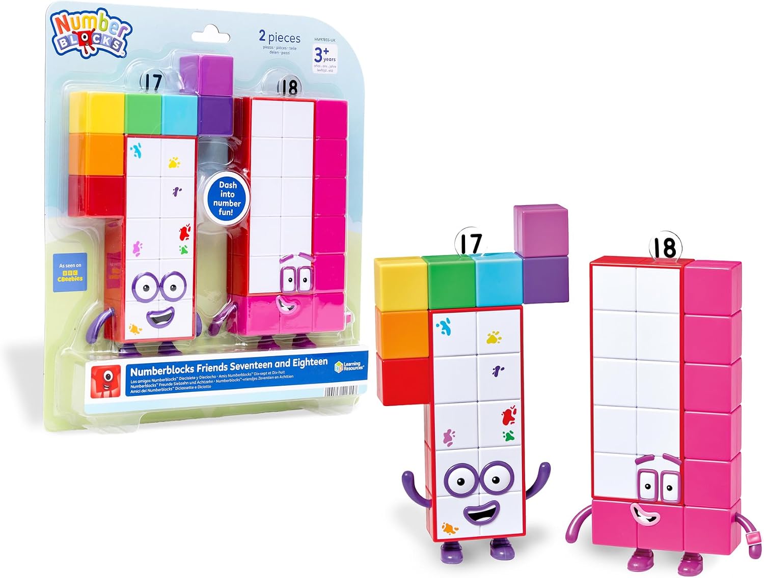 NUMBERBLOCKS 97855 FRIENDS SEVENTEEN AND EIGHTEEN