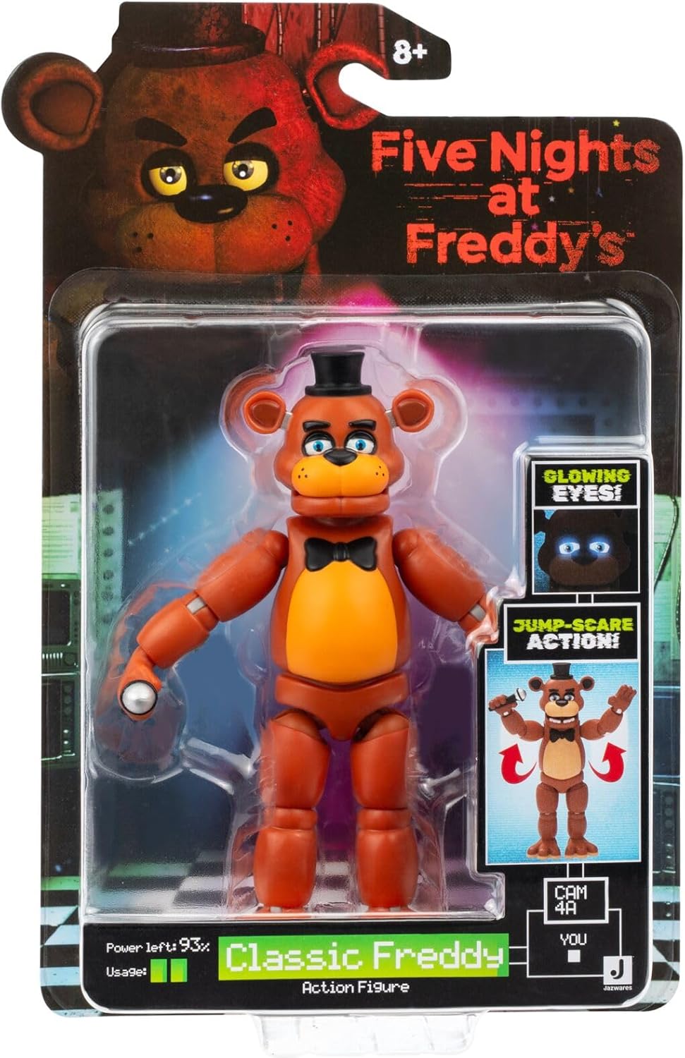 FIVE NIGHTS AT FREDDYS 0008 GLOWNING EYES FREDDY 5 INCH FIGURE