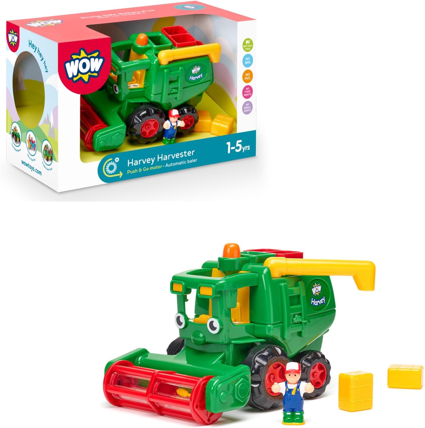 WOW TOYS 10120 HARVEY HARVESTER