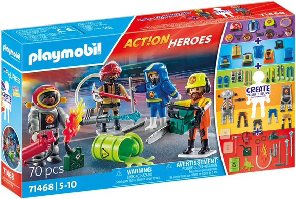 PLAYMOBIL 71468 ACTION HEROES MY FIGURES FIRE RESCUE