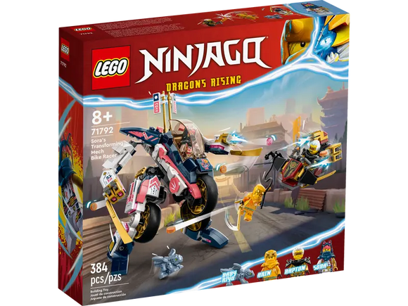 ** 30% OFF ** LEGO 71792 NINJAGO SORAS TRANSFORMING MECH BIKE