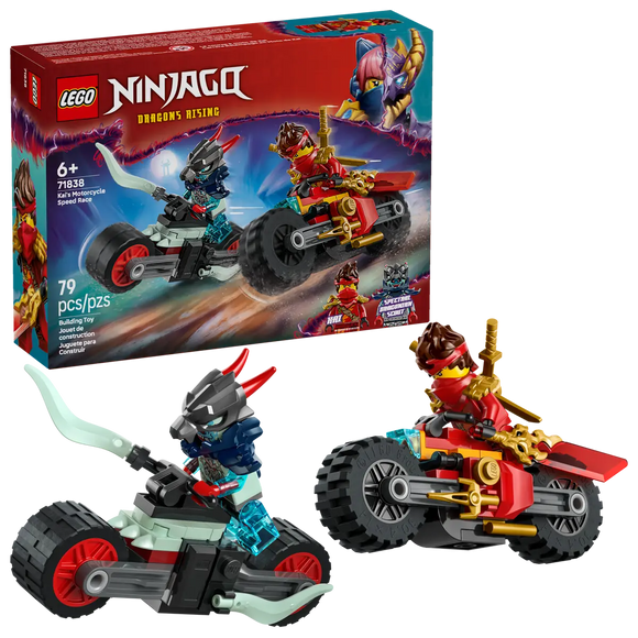 LEGO 71838 NINJAGO KAI'S MOTORCYCLE SPEED RACE