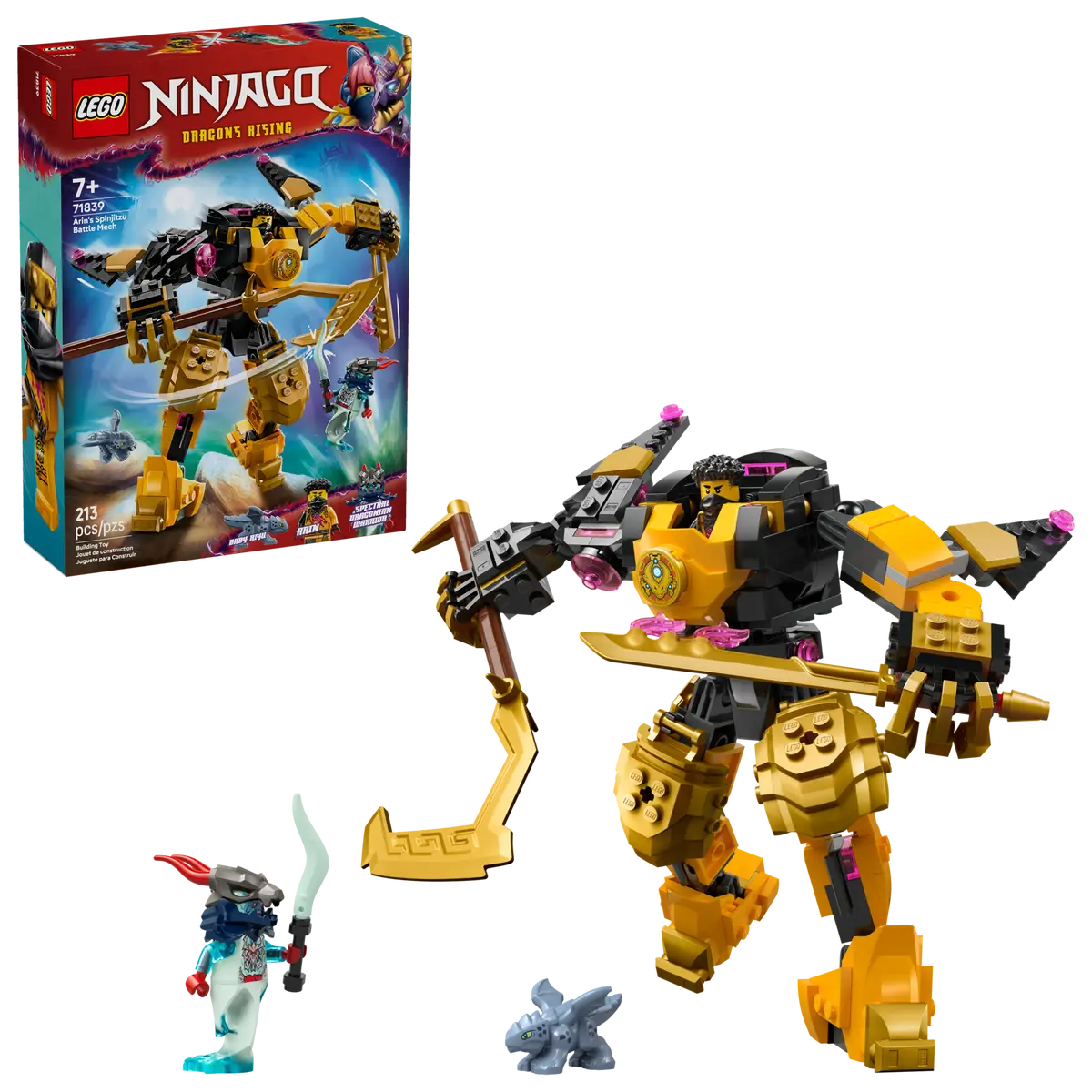 LEGO 71839 NINJAGO ARIN'S SPINJITZU BATTLE MECH
