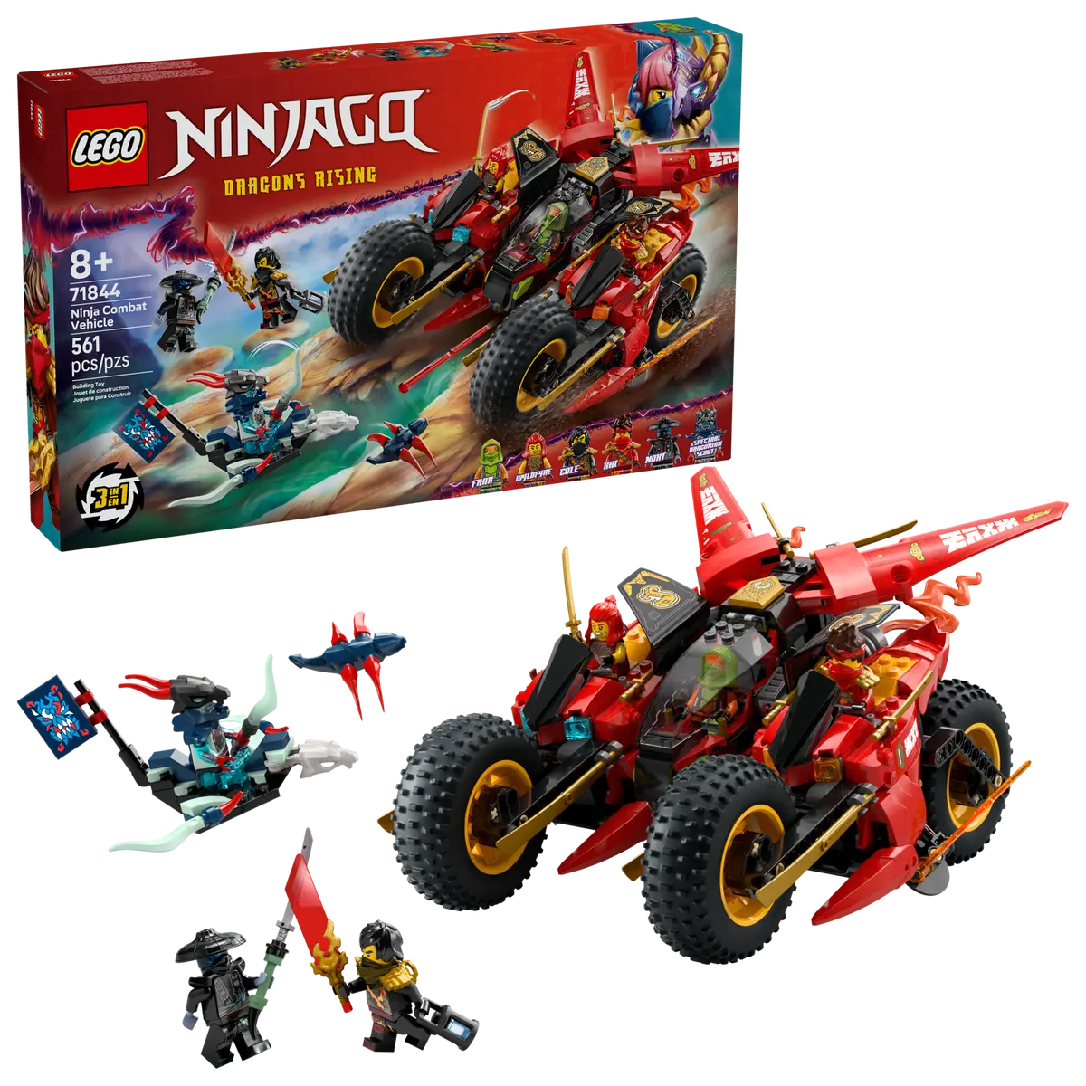 LEGO 71844 NINJAGO NINJA COMBAT VEHICLE