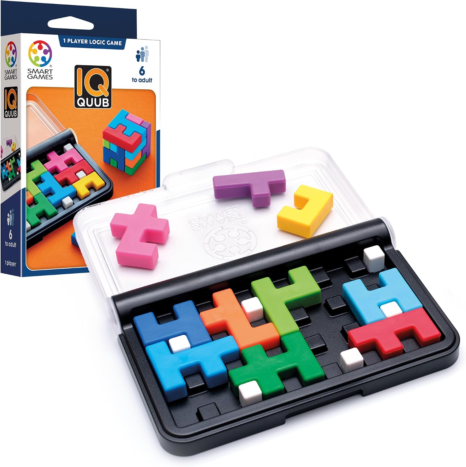 SMART GAMES IQ QUUB 1 PLAYER LOGIC GAME