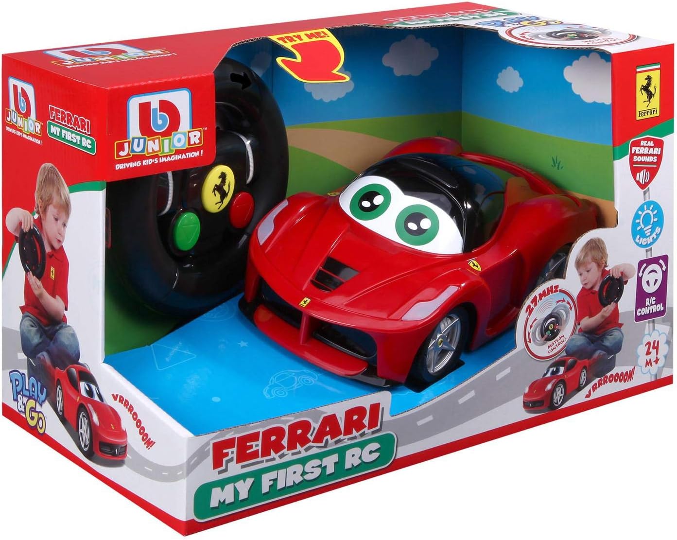 BBURAGO 91002 JUNIOR MY 1ST RC FERRARI