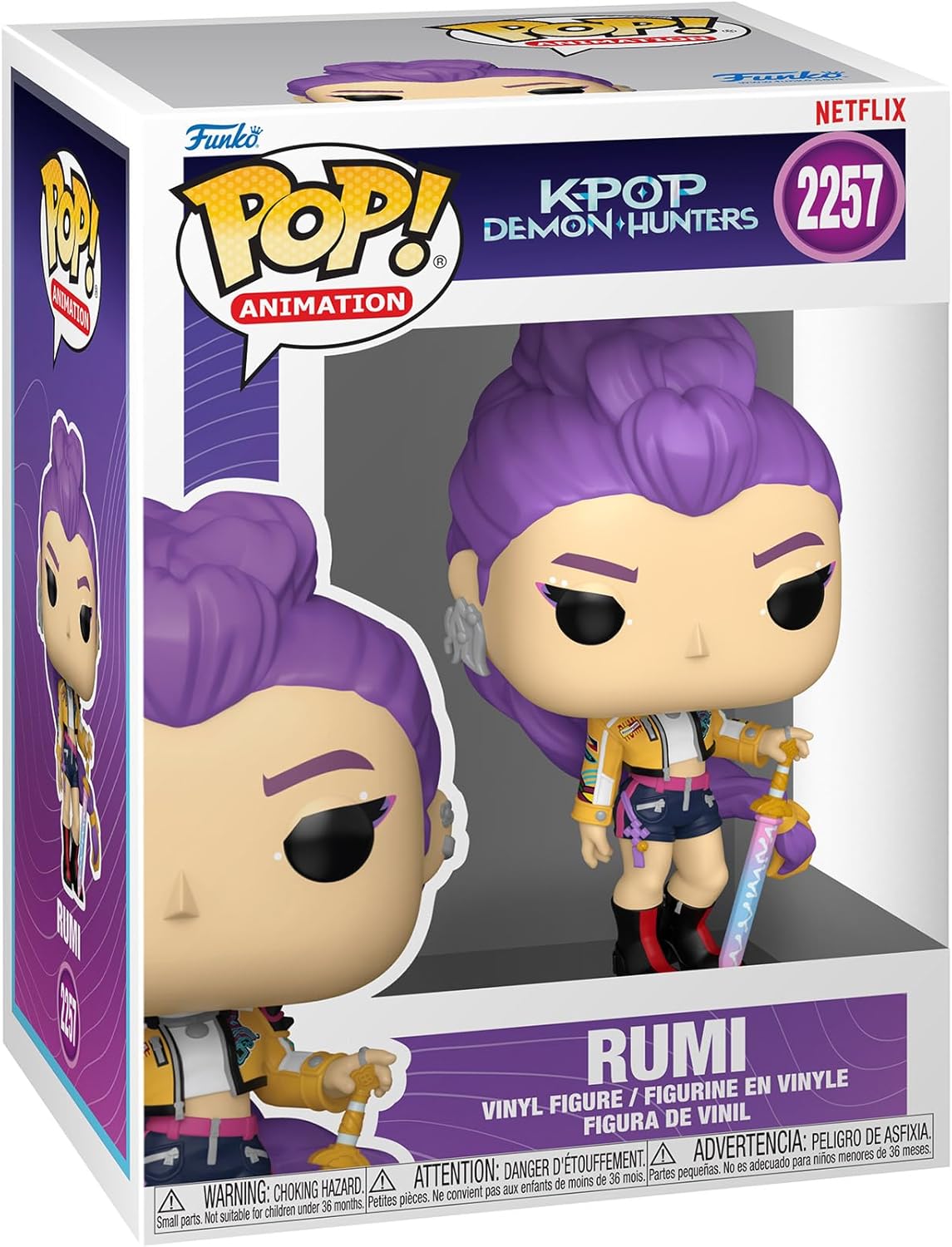 FUNKO POP! K POP DEMON HUNTERS RUMI 2257 VINYL FIGURE