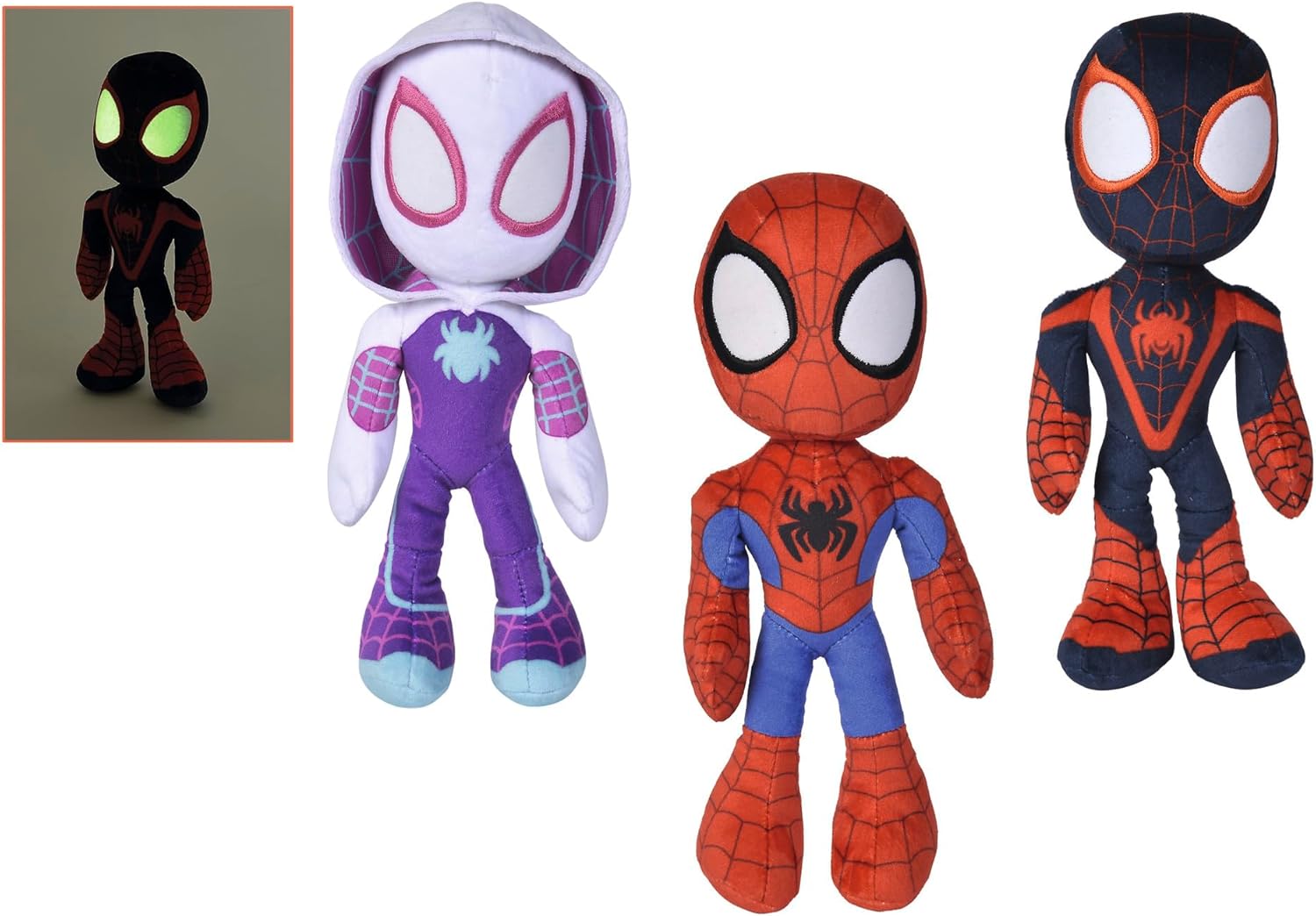 MARVEL SPIDEY AND HIS AMAZING FRIENDS 14372 25CM PLUSH ASSORTED DESIGNS (ONE SUPPLIED AT RANDOM)