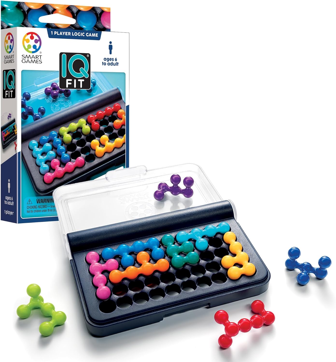 SMART GAMES IQ FIT 1 PLAYER LOGIC GAME
