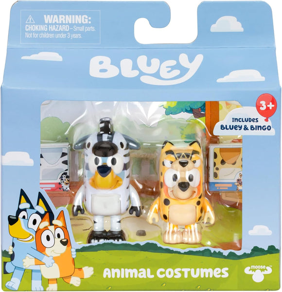 BLUEY 17649 ANIMAL COSTUMES 2 FIGURE PACK