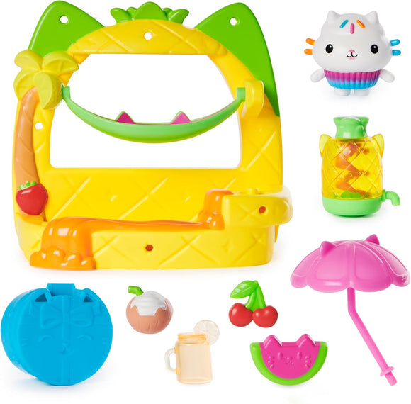 GABBYS DOLLHOUSE 6071359 CAKEYS FRUIT SMOOTHIE PARTY BALCONY SET