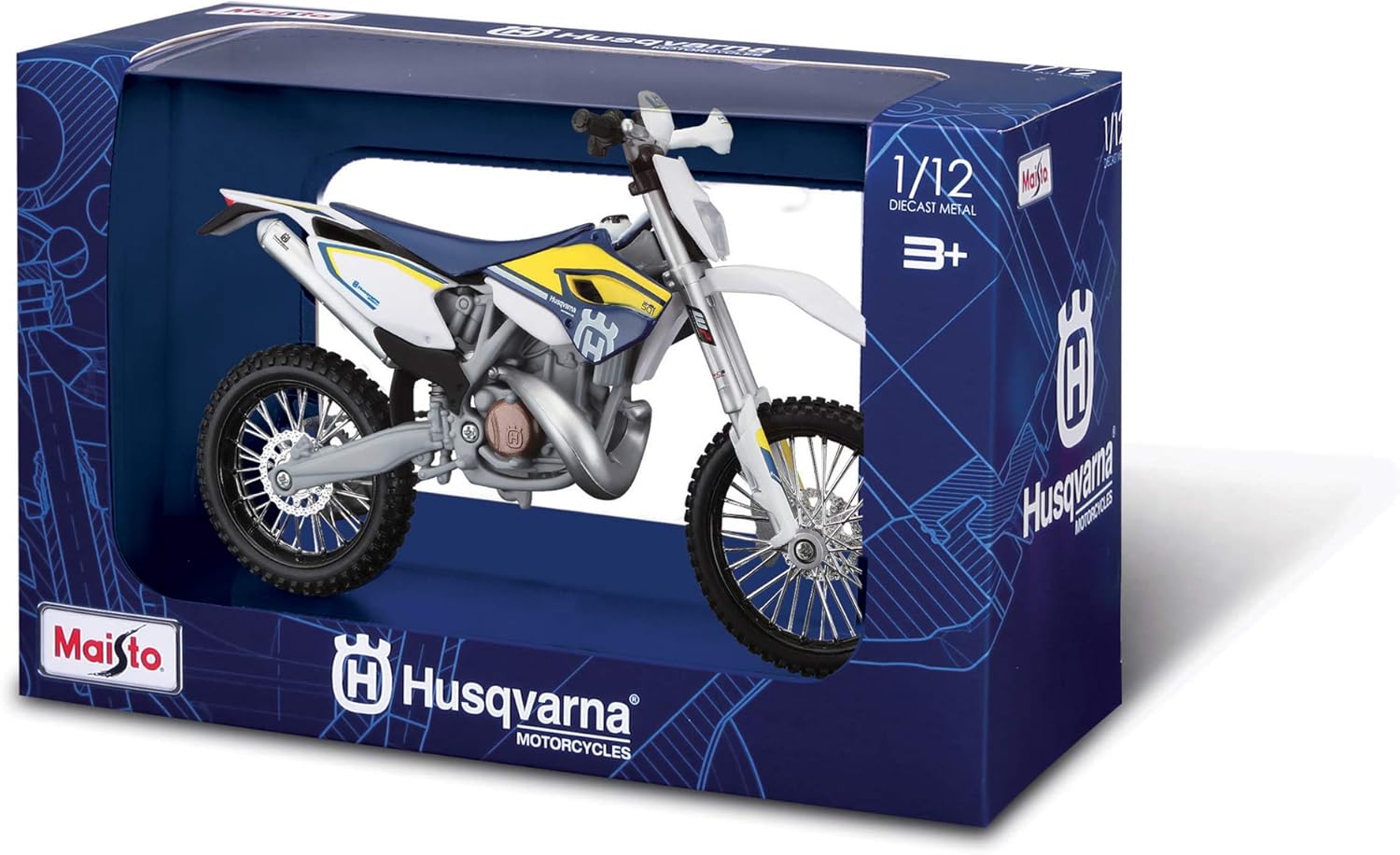 MAISTO 32706 HUSQVARNA FE501 MOTORBIKE 1/12TH SCALE