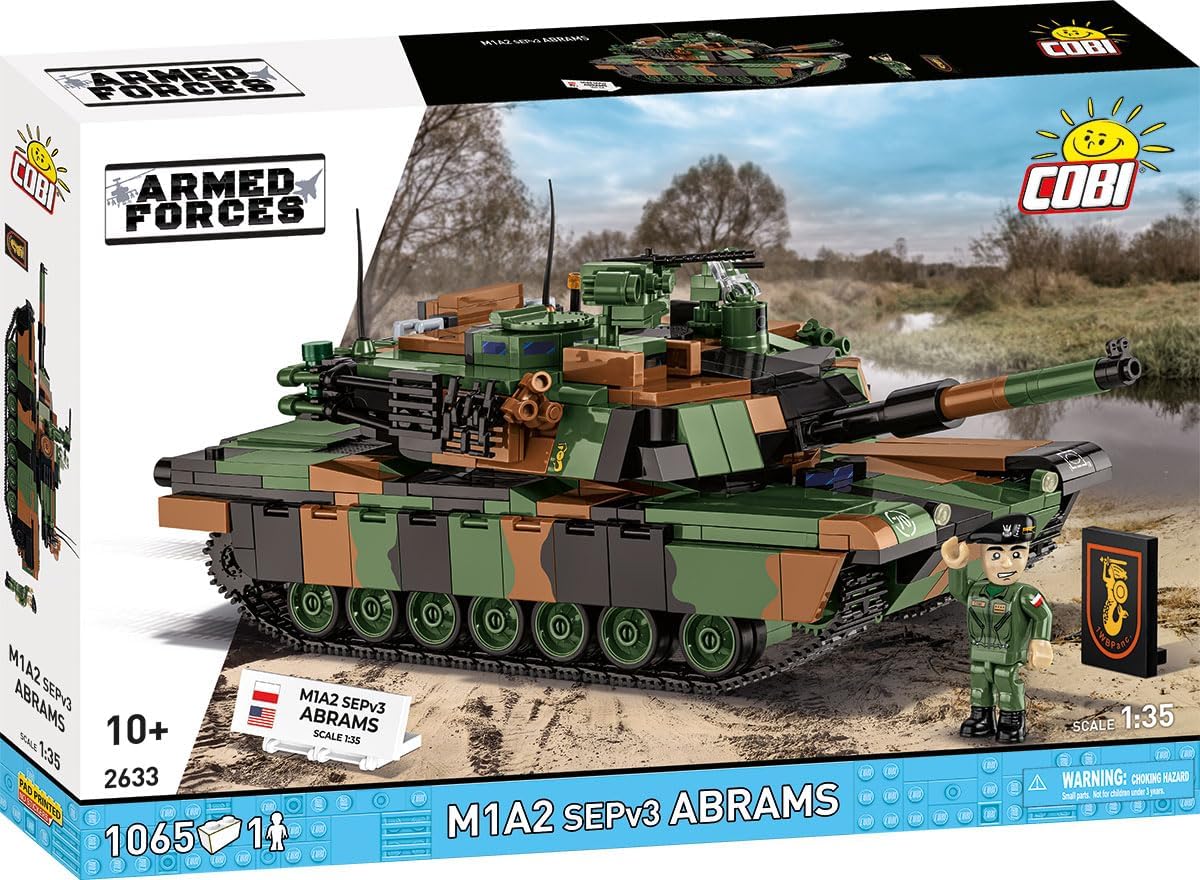 COBI 2633 M1A2 SEPv3 ABRAMS 1/35 SCALE