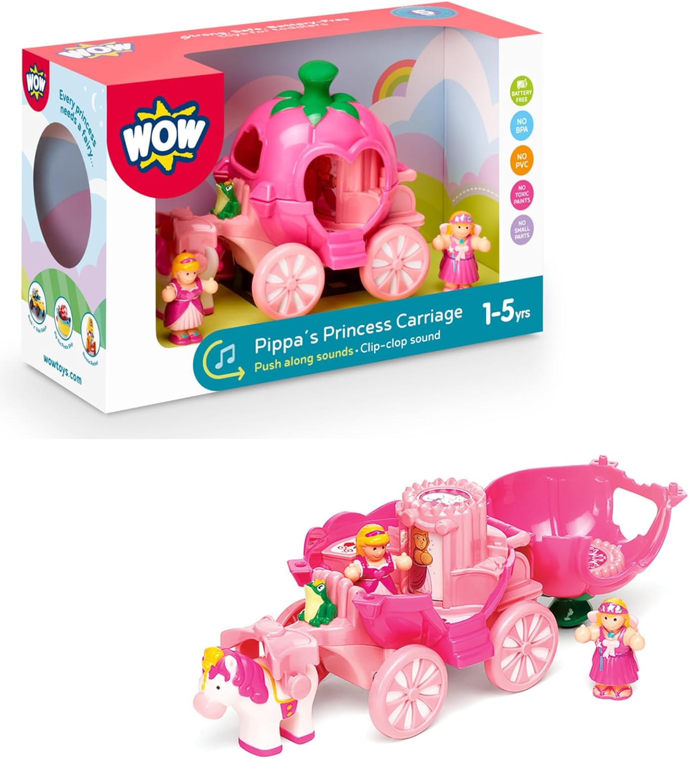 WOW TOYS 10240 PIPPAS PRINCESS CARRIAGE