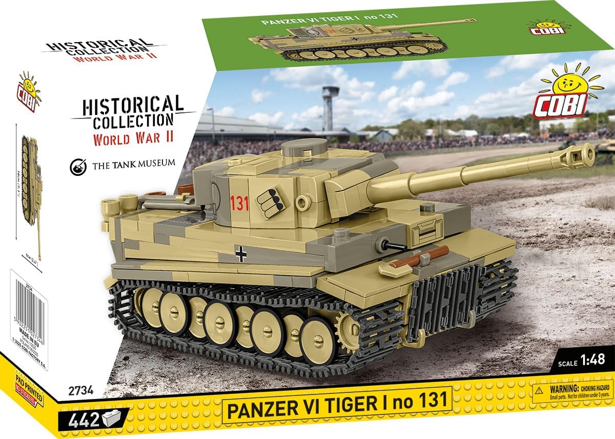 COBI 2734 PANZER VI TIGER I NO 131 TANK 1/48TH SCALE
