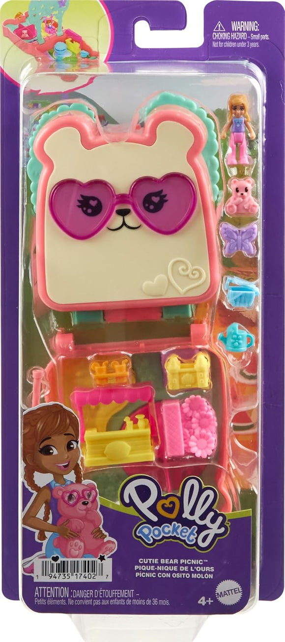 POLLY POCKET HRD70 CUTIE BEAR PICNIC PLAYSET