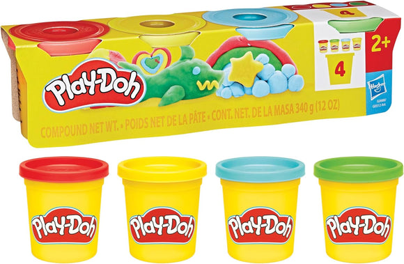 PLAYDOH G0512 4 PACK CLASSIC COLOURS