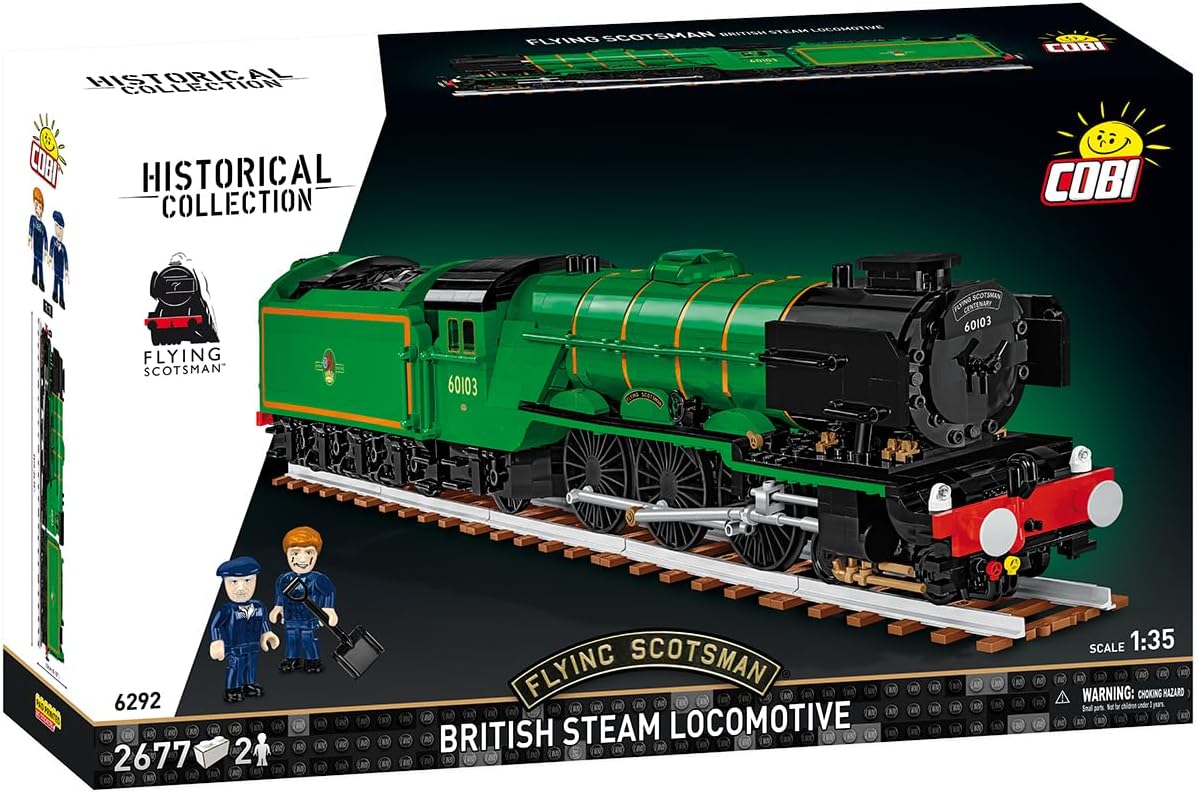 COBI 6292 BRITISH STEAM LOCOMOTIVE FLYING SCOTSMAN 1:35 SCALE
