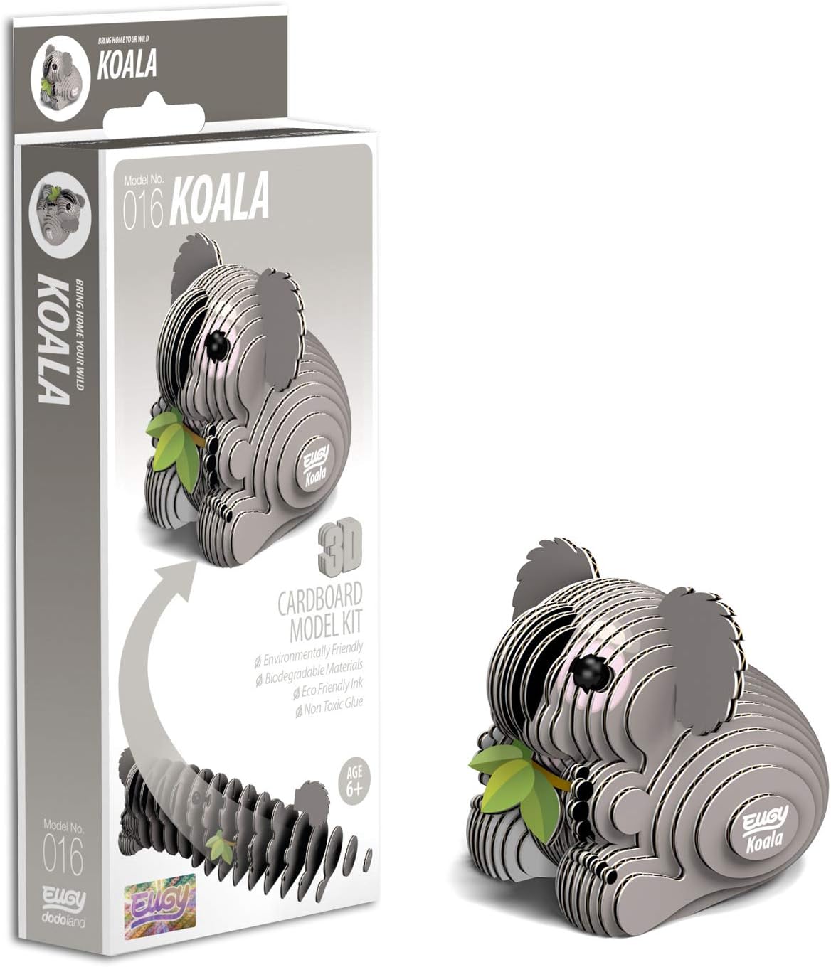 EUGY D5027 KOALA 3D CARDBOARD MODEL KIT