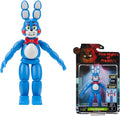FIVE NIGHTS AT FREDDYS FNF0099 TOY BONNIE FIGURE WITH GLOW IN DARK EYES AND JUMPSCARE FEATURE