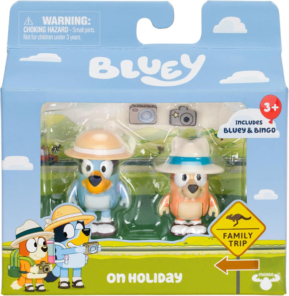 BLUEY 17651 ON HOLIDAY 2 FIGURE PACK