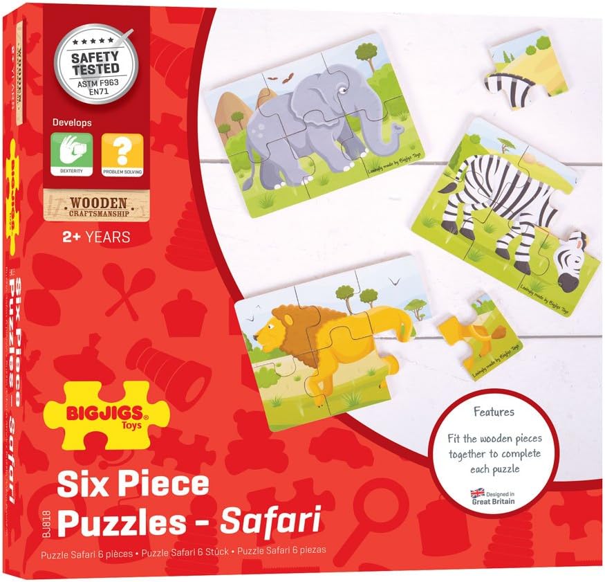 BIGJIGS BJ818 SAFARI PUZZLES