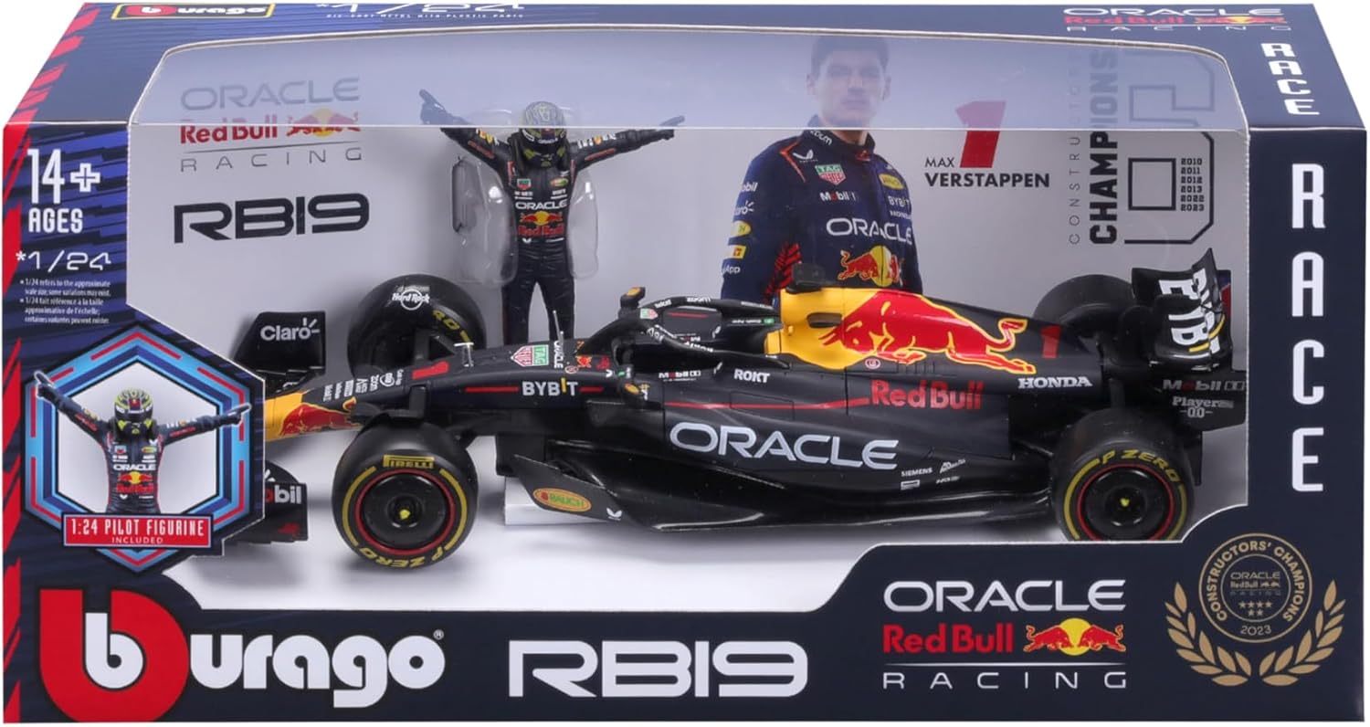 BURAGO 28036 F1 RED BULL RACING RB19 2023 MAX VERSTAPPEN 1/24 SCALE VEHICLE