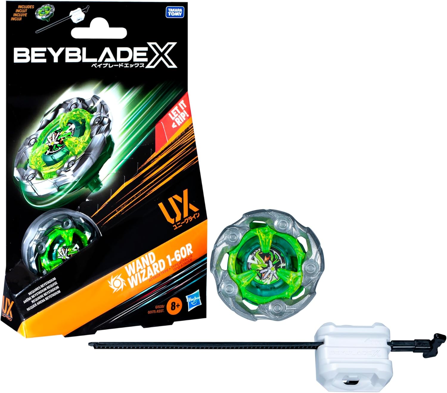 BEYBLADE X G1538 WAND WIZARD 1-60R ATTACK