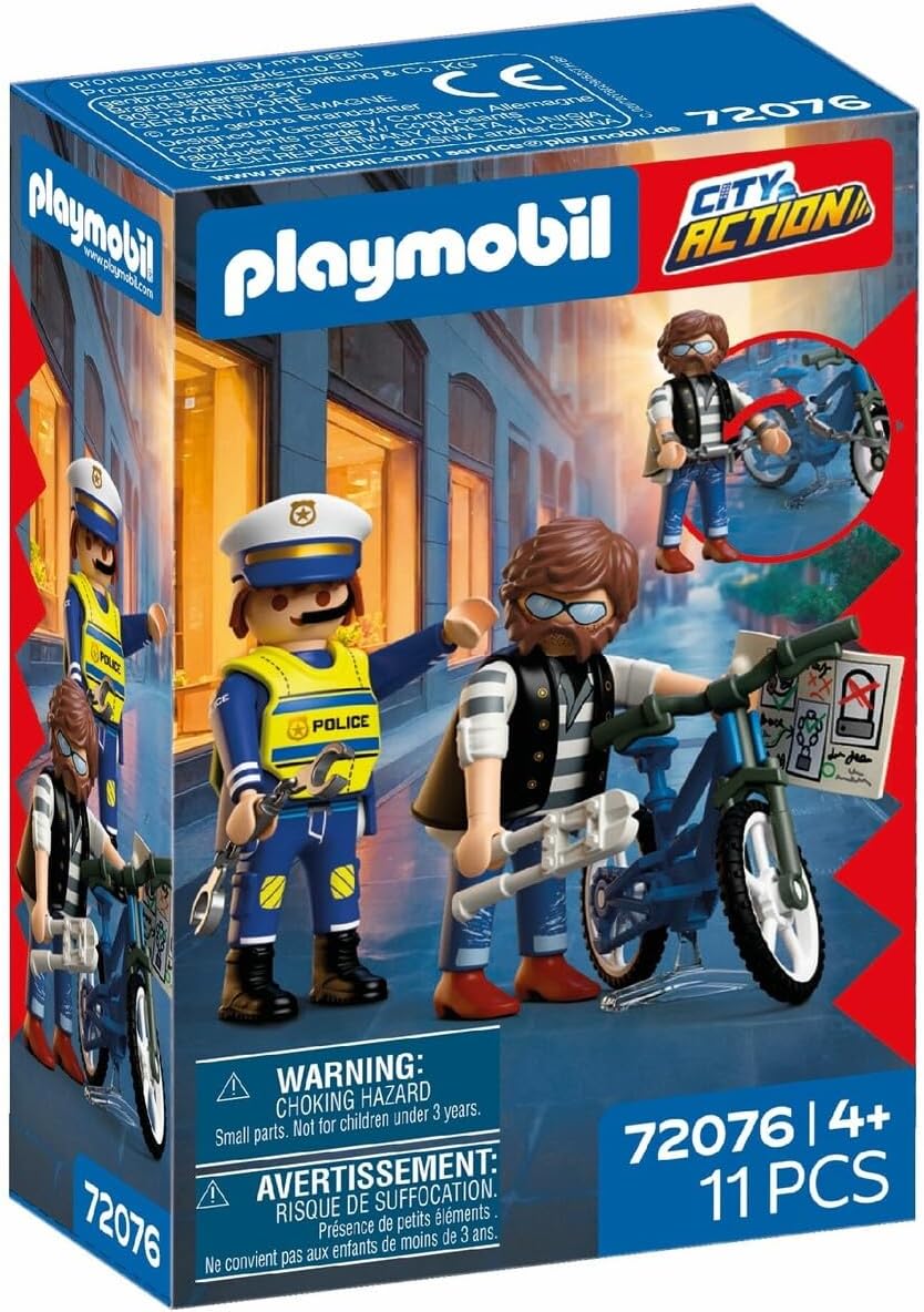 PLAYMOBIL 72076 CITY ACTION BICYCLE THEFT