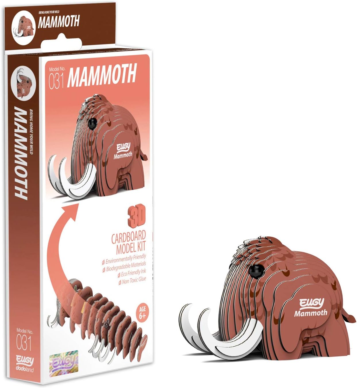 EUGY D5036 MAMMOTH 3D CARDBOARD MODEL KIT