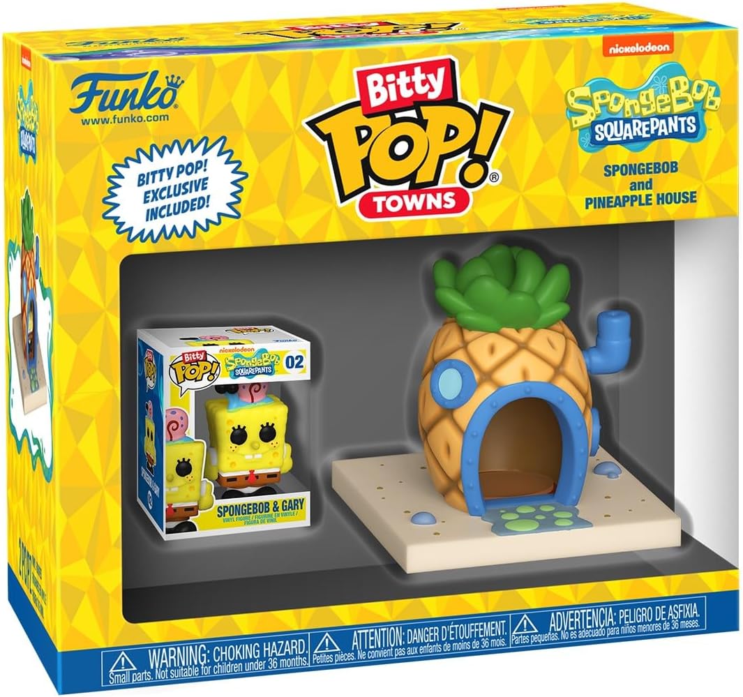 FUNKO BITTY POP TOWNS SPONGE BOB AND PINEAPPLE HOUSE